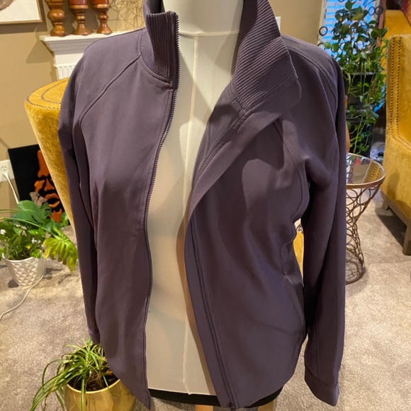 Athleta Atheisure Wear Stride Nightfall Purple Pants and Jacket - Picture 2 of 7